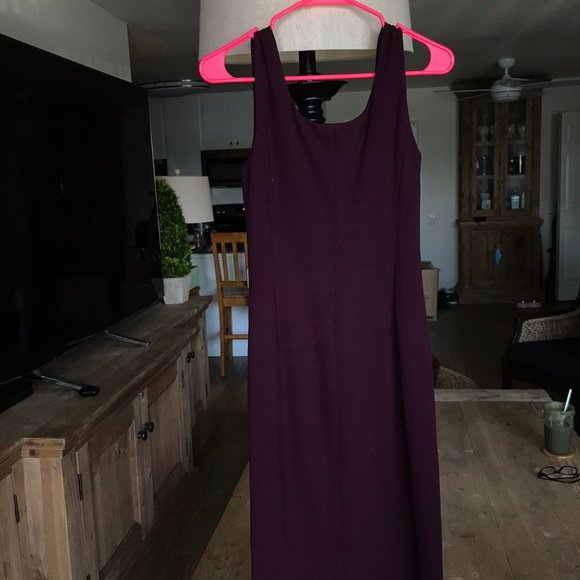 Ralph Lauren Sport Burgundy Midi Body con Dress - Picture 4 of 4